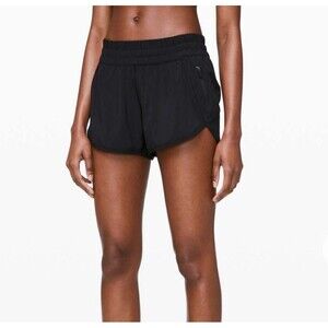 Lululemon Womens Tracker Shorts Reflective Yoga Trainer Gym Rat Runner 4” Sz 12